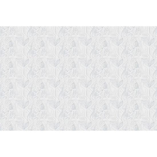 Samolepící tapeta umělecké listy v bílém provedení