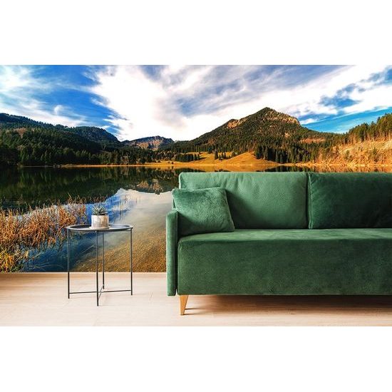 Fototapeta odraz podzimní přírody v jezeře