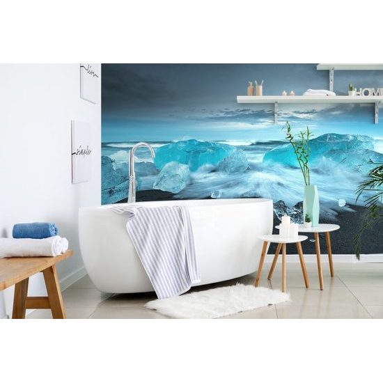 Samolepící fototapeta ledové kry na pobřeží