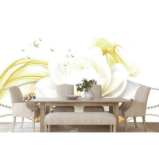 Samolepící tapeta půvabná růže v elegantním provedení