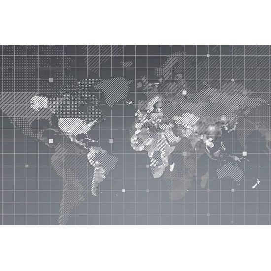 Samolepící tapeta mapa světa v moderním provedení