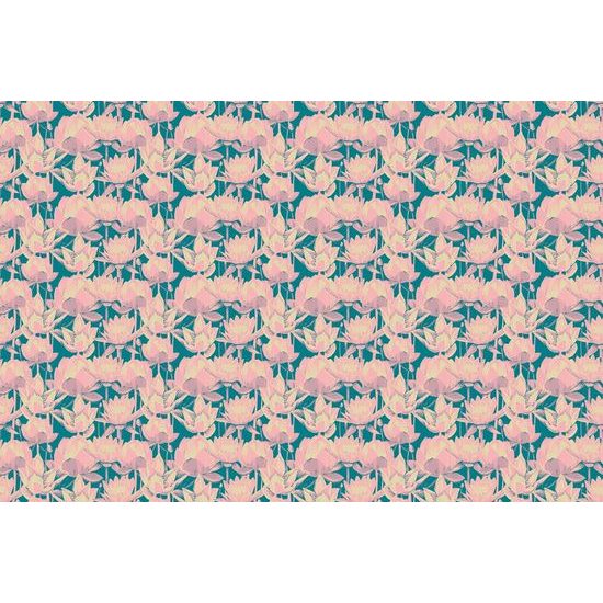 Tapeta jemná růžová leknína