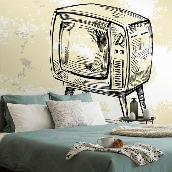 Tapeta starožitný televizor
