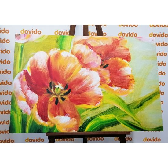 Obraz malované tulipány