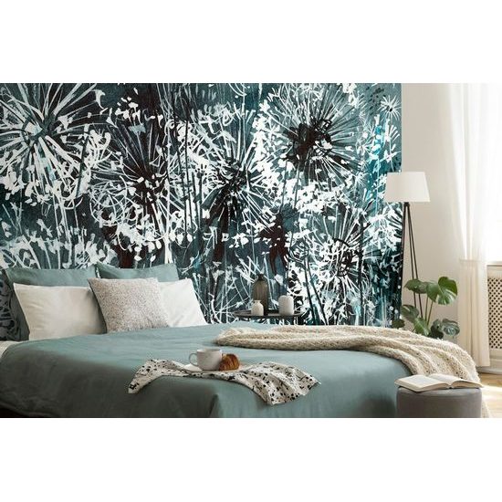 Samolepící tapeta minimalistická pampeliška