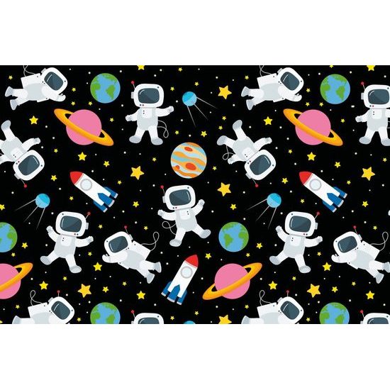 Samolepící tapeta vesmírný kamarádi na výpravě