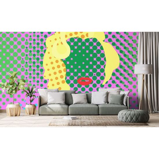 Samolepící tapeta jedinečná Marilyn Monroe v pop art provedení