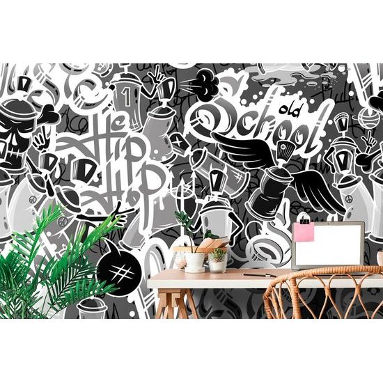 Tapeta nevšední graffiti