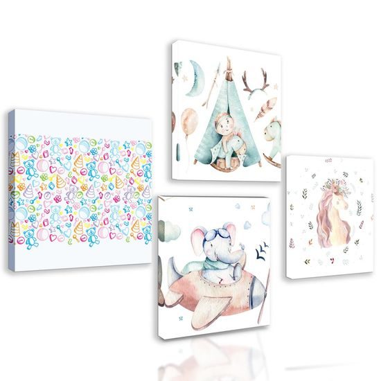 Set obrazů na dobrou noc