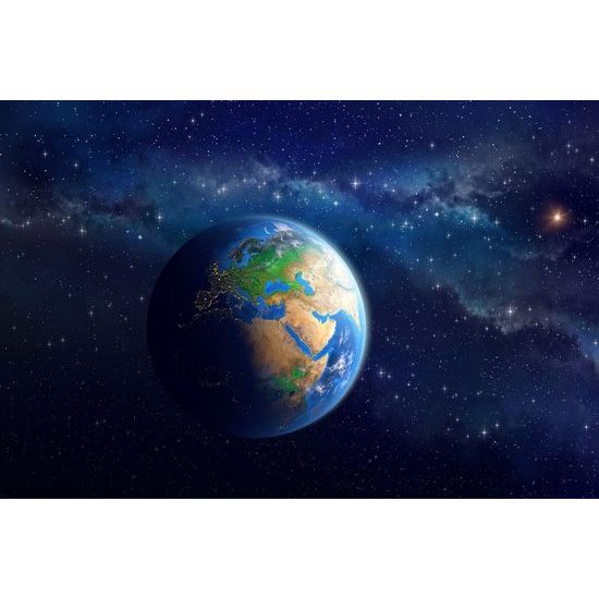 Okouzlující fototapeta Země s mléčnou cestou