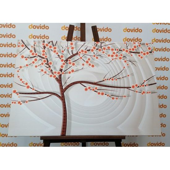 Obraz sakura na jemným pozadím