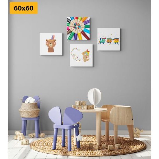 Set obrazů dětská radost