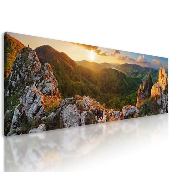 Obraz Vršatská bradla v objetí slovenské přírody