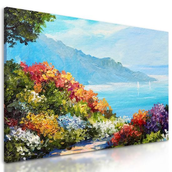 Obraz zákoutí s výhledem na moře