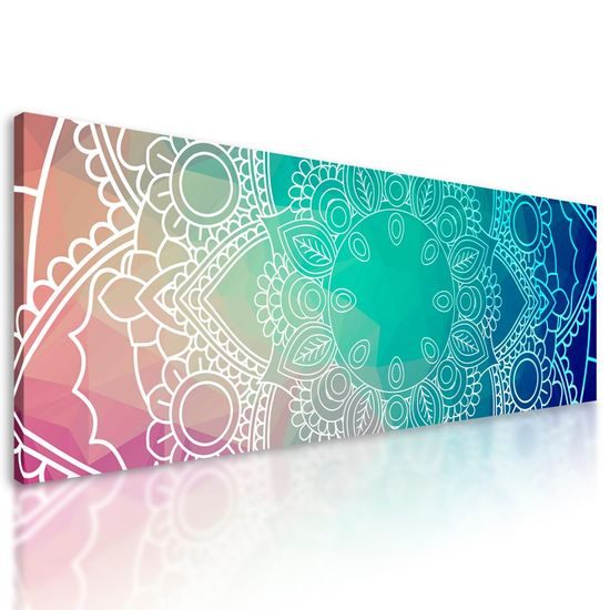 Obraz Mandala v pozitivních barvách