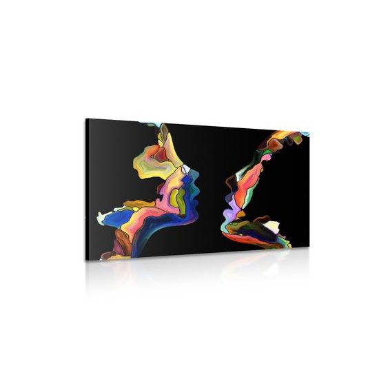 Obraz neobyčejná abstrakce lidských tváří