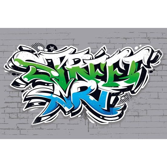 Samolepící tapeta moderní graffiti