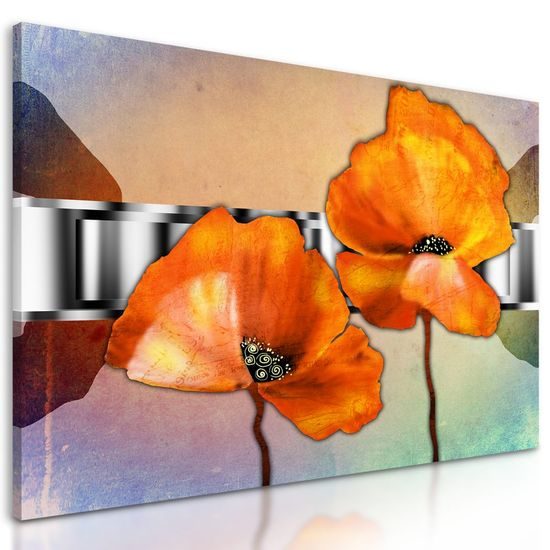 Obraz nádherné umělecké znázornění jemnosti květin