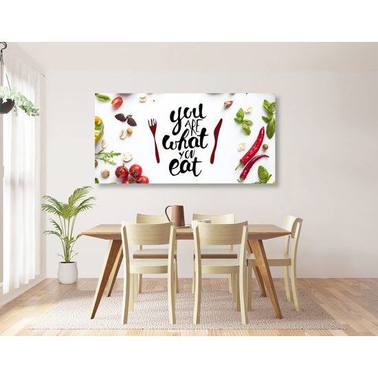 Obraz so zeleninou Jste to, co jíte