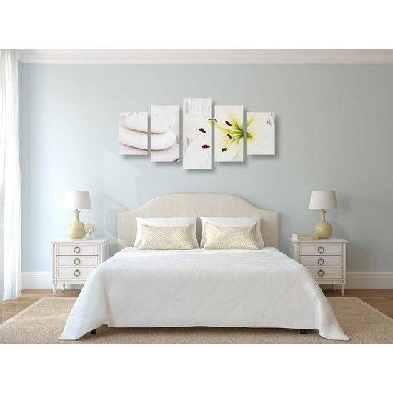 5-dílný obraz Feng Shui zátiší