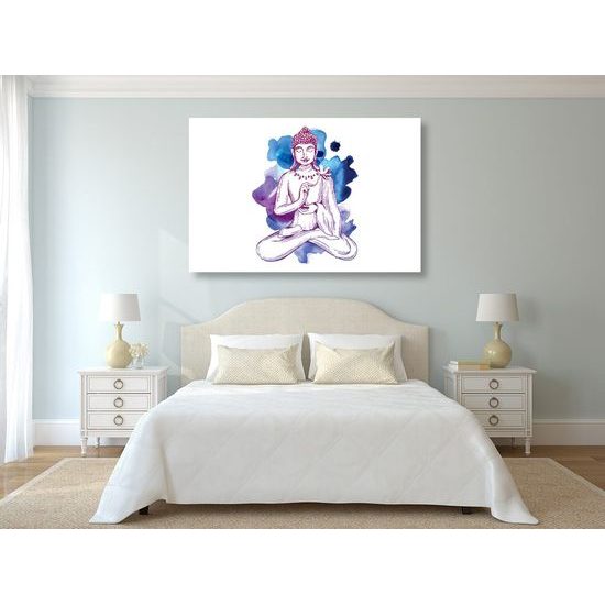 Obraz abstraktní ilustrace Buddhy