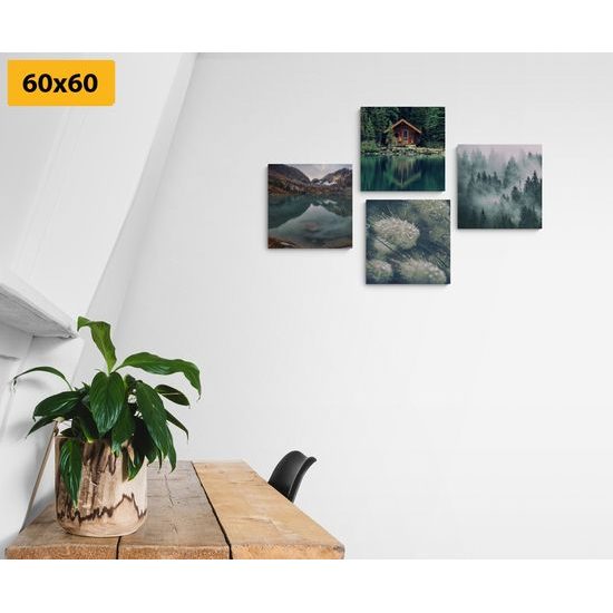 Set obrazů sychravé počasí