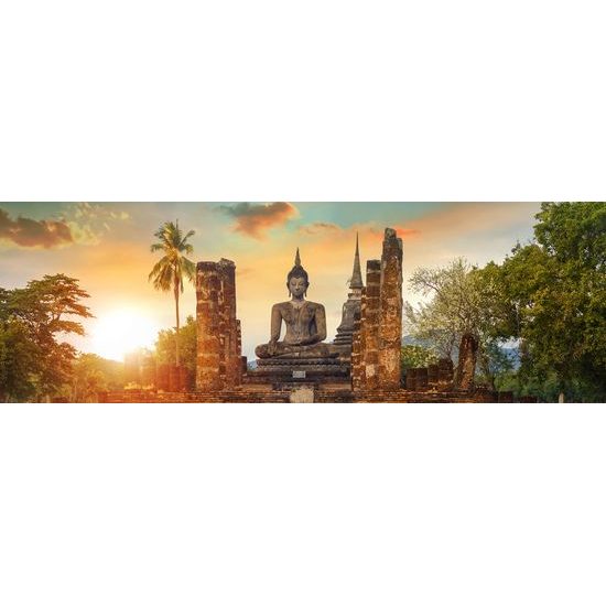 Obraz Buddha v historickém parku Sukhothai