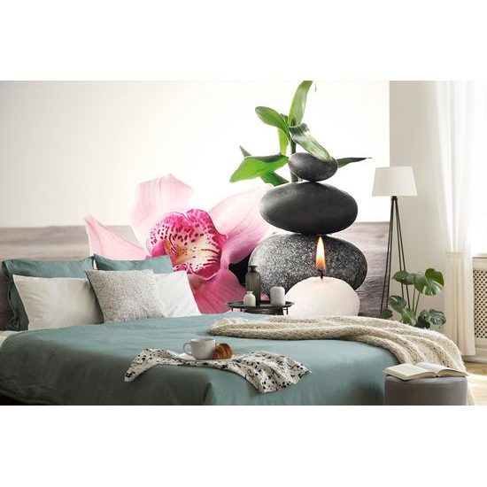 Zajímavá samolepící fototapeta Feng Shui zátiší