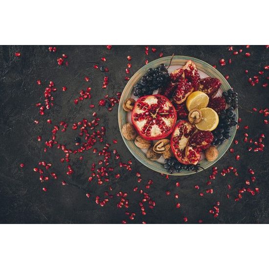 Samolepící fototapeta exotické granátové jablko