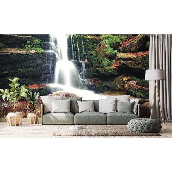 Samolepící fototapeta krásný lesní vodopád