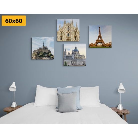 Set obrazů impozantní architektura