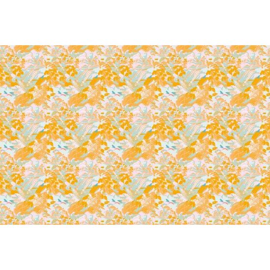 Samolepící tapeta tropický prales ve žlutém provedení