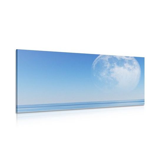 Obraz měsíc za horizontem