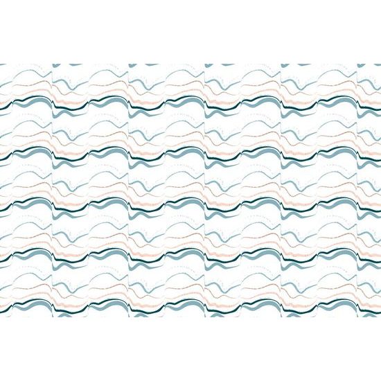 Tapeta barevné vlnky