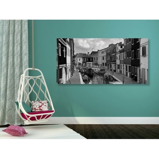 Obraz černobílé Benátky