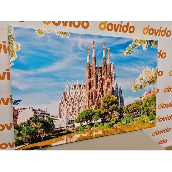 Obraz nádherná Barcelonská katedrála