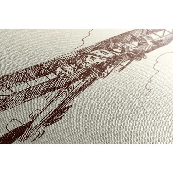 Obraz historický dvouplošník