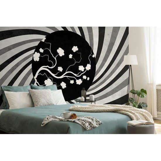 Zajímavá černobílá tapeta grunge pozadí