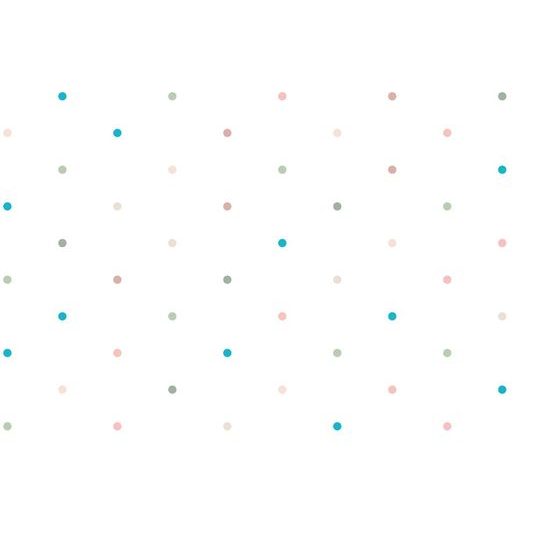 Samolepící tapeta roztomilé pastelové tečky