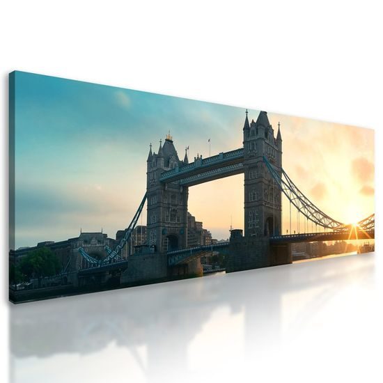 Obraz západ slunce nad kouzelným Londýnem