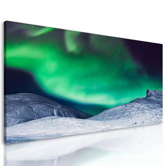 Obraz zelená polární záře
