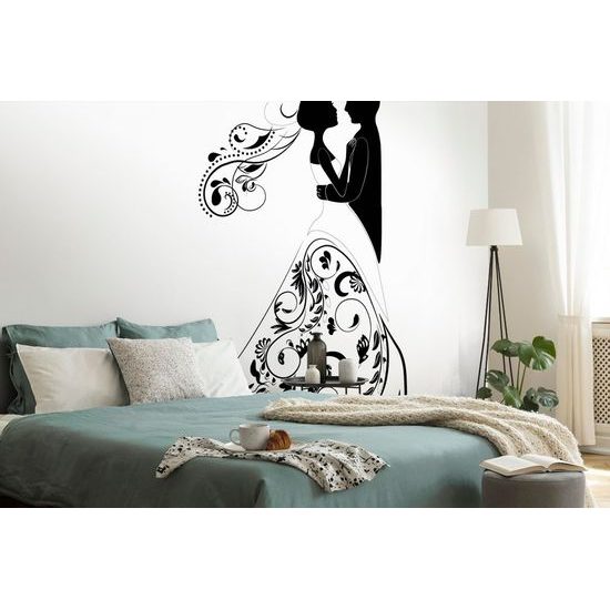 Samolepící tapeta novomanželé