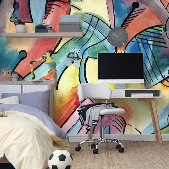 Samolepící tapeta jedinečnost abstraktního umění