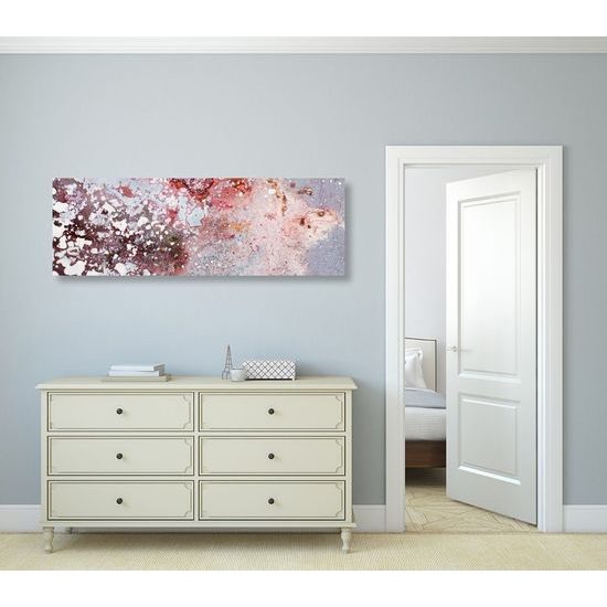 Obraz neobvyklá abstrakce v jemných barvách