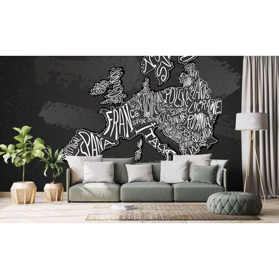Tapeta abstraktní mapa Evropy
