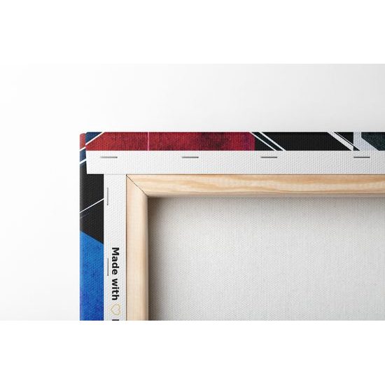 Obraz futuristická abstrakce tvarů