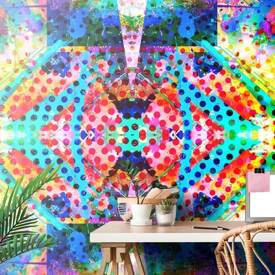 Tapeta grafické umění ve stylovém provedení