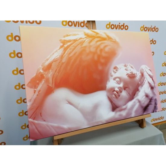 Obraz soška spící andílek