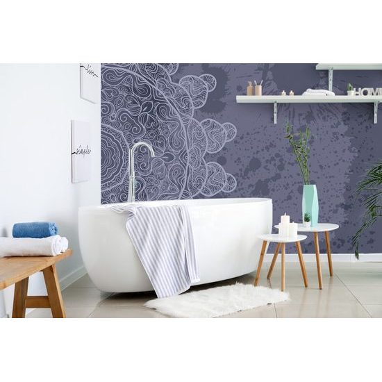 Tapeta Mandala s abstraktními prvky