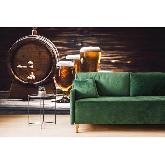 Samolepící fototapeta pivo z pivního soudku
